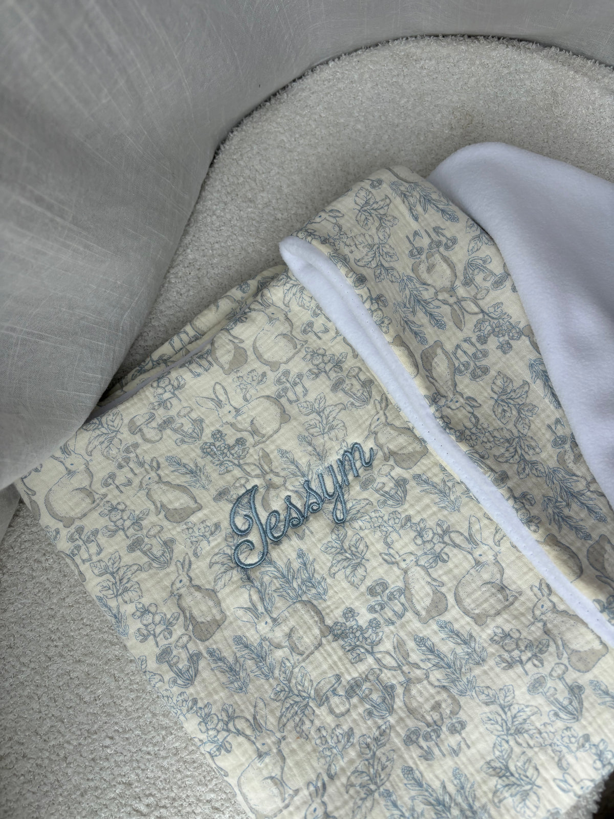 Hand-stitched blanket